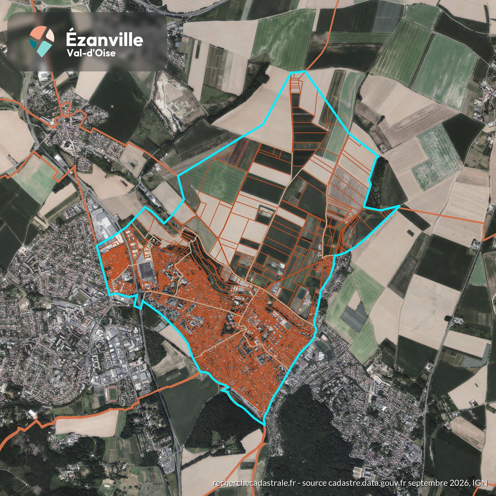 Cadastre Ézanville (95460)